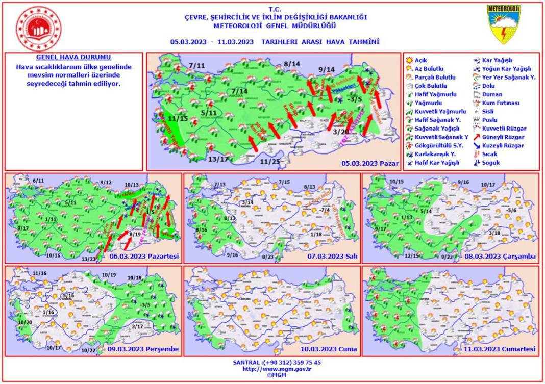 Meteoroloji'den çok kritik uyarı: Bu bölgelerde zehirlenme tehlikesi yaşanabilir! 5 GÜNLÜK HARİTALI HAVA TAHMİN RAPORU 22